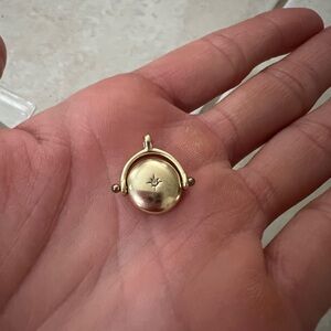 Gold Pendant with Star Design